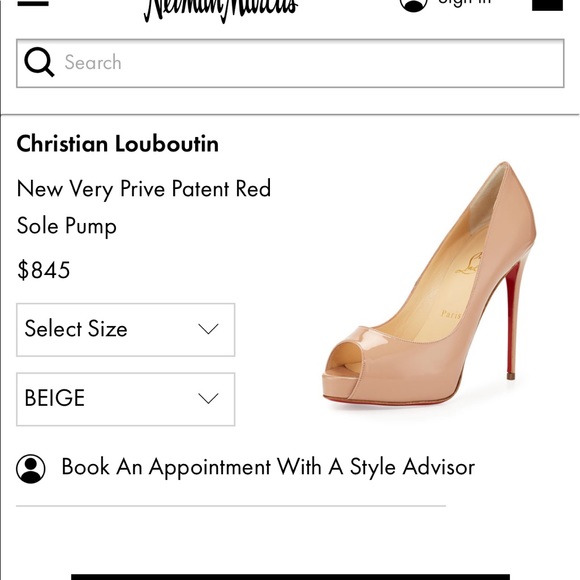 Christian louboutins patent peep toe - Picture 5 of 5
